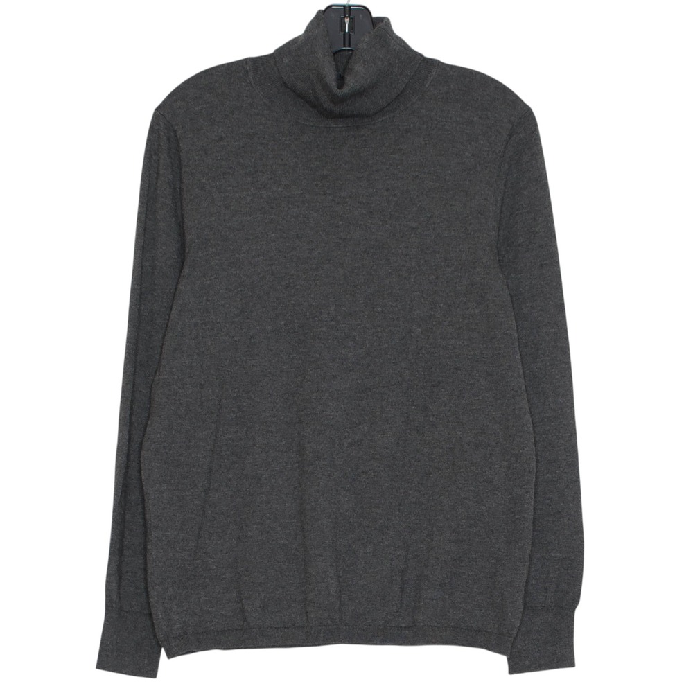 Talbots Turtleneck Sweater Minimalist Academia Old Money Quiet Luxury Gray XL